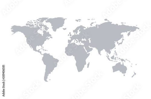 World map vector. Planet earth.