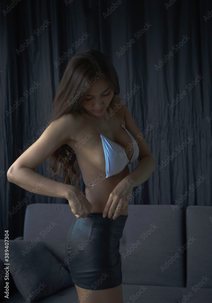 Beautiful lady wearing little bra and small pant,portrail model posing,sexy woman Beautiful lady wearing little bra and small pant,portrail model posing,sexy woman