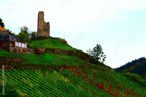 Ruine der Burg Coraidelstein in Klotten photo