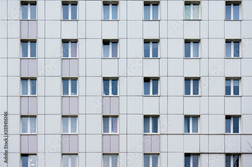 Fototapeta Naklejka Na Ścianę i Meble -  many windows wall