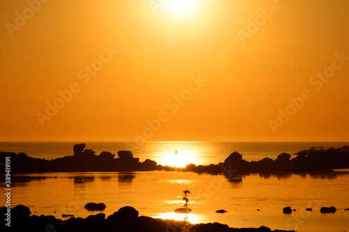 coucher de soleil en Bretagne