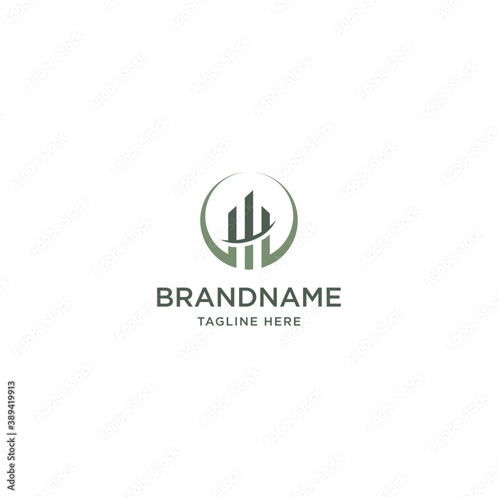 Building logo design template Building logo design template