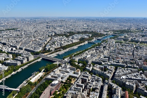 Vue du sommet de la Tour Eiffel