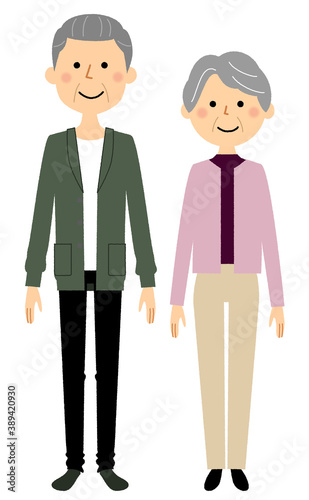 老夫婦 シニアカップル 高齢者