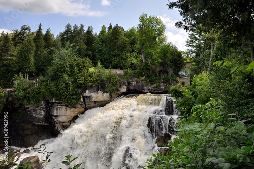 Принти на полотні Inglis Falls located on the Bruce Trail near Owen Sound in Ontario, Canada