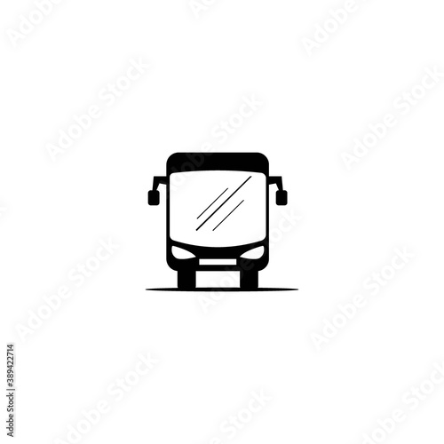 Bus icon logo, vector design