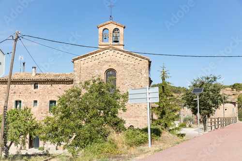 the new church (Argençola) in Santa Maria Del Cami town, province of Barcelona, Catalonia, Spain photo