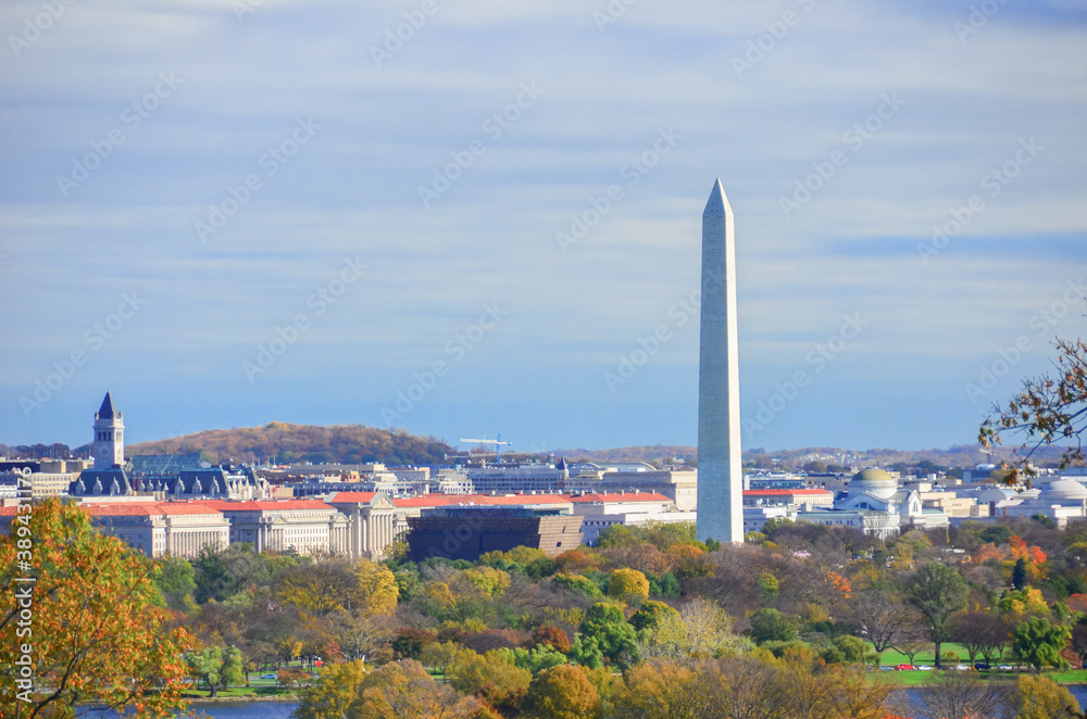 Washington D.C. in autumn foliage - Washington D.C. United States of America