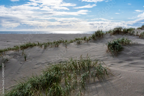 Coastal scene on Amrum island  Germany.