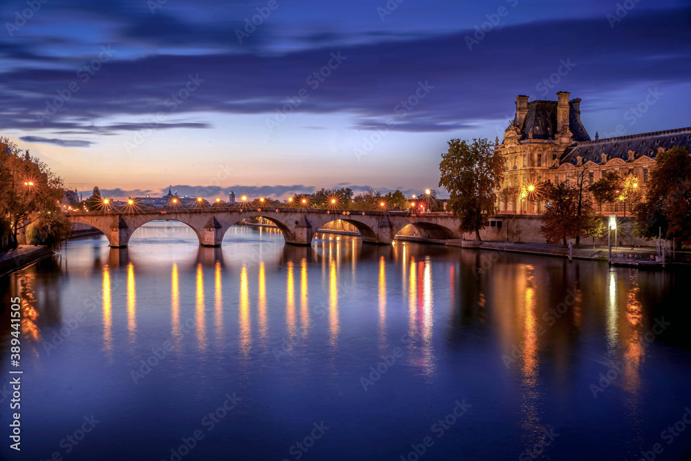 Pont Royal - sunset in Paris
