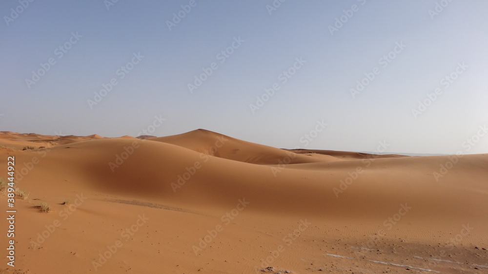 Dunas del desierto del Sahara en Marruecos