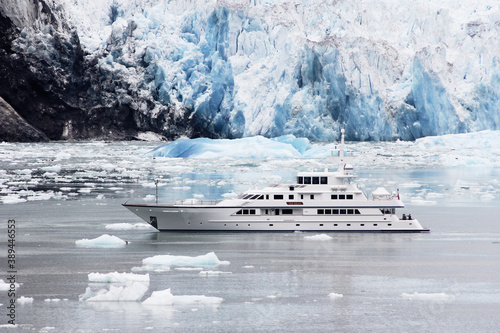 yacht in the fjord