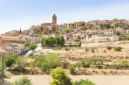a cityscape of Cervera city, La Segarra, Province of Lleida, Catalonia, Spain