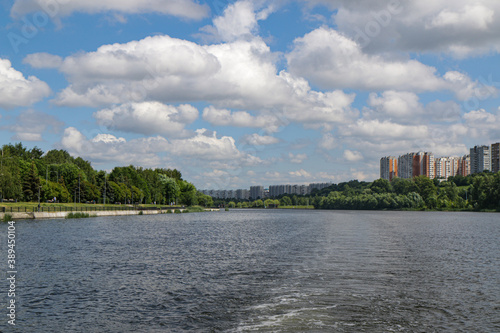 river walk landscape with clouds © Denis DZph Zakharov