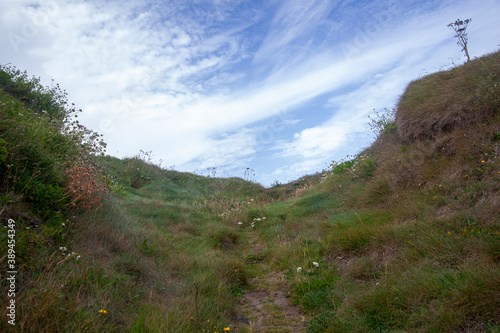 A path to a rockey beach photo