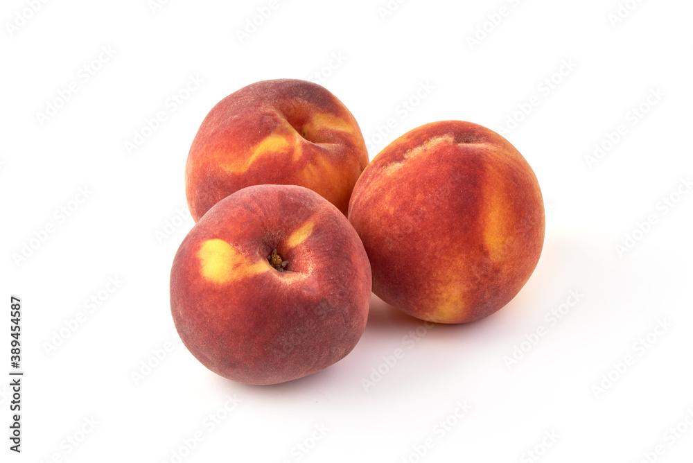 Ripe Fresh Juicy Pears, isolated on a white background