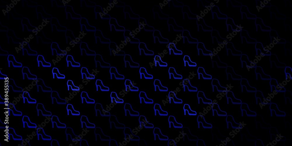 Dark purple vector backdrop with woman's power symbols.