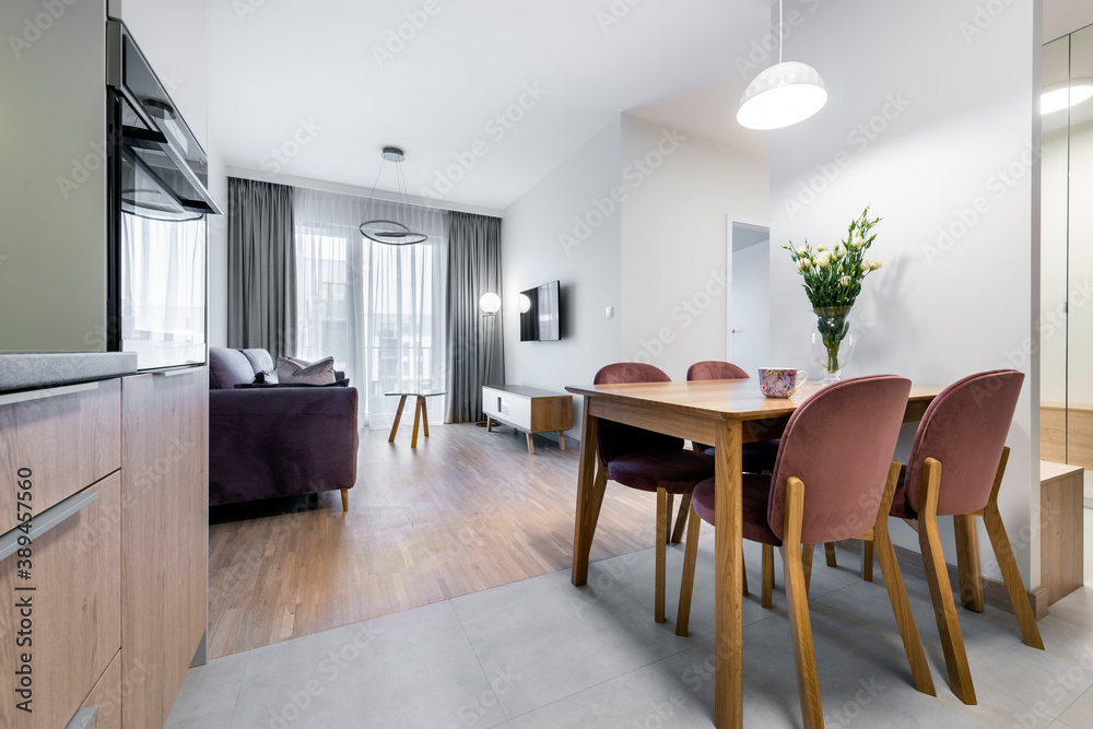 Fototapeta premium Modern living room interior design