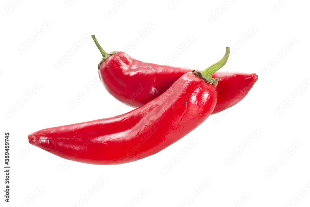 Chili pepper isolated on a white background Clipping Path