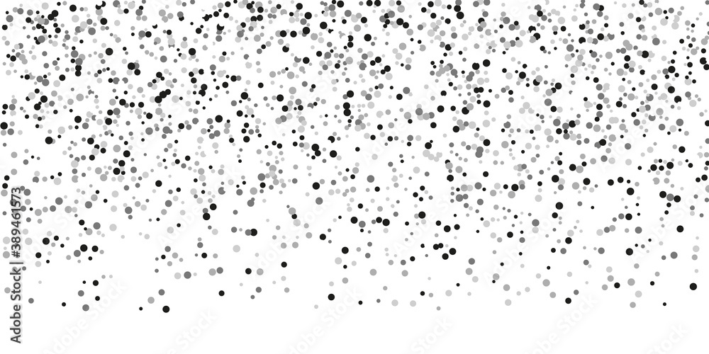 Silver glitter confetti.