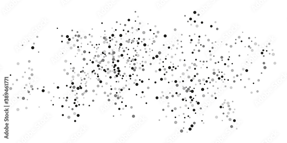 Silver glitter confetti.