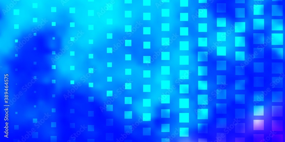 Light Pink, Blue vector pattern in square style.