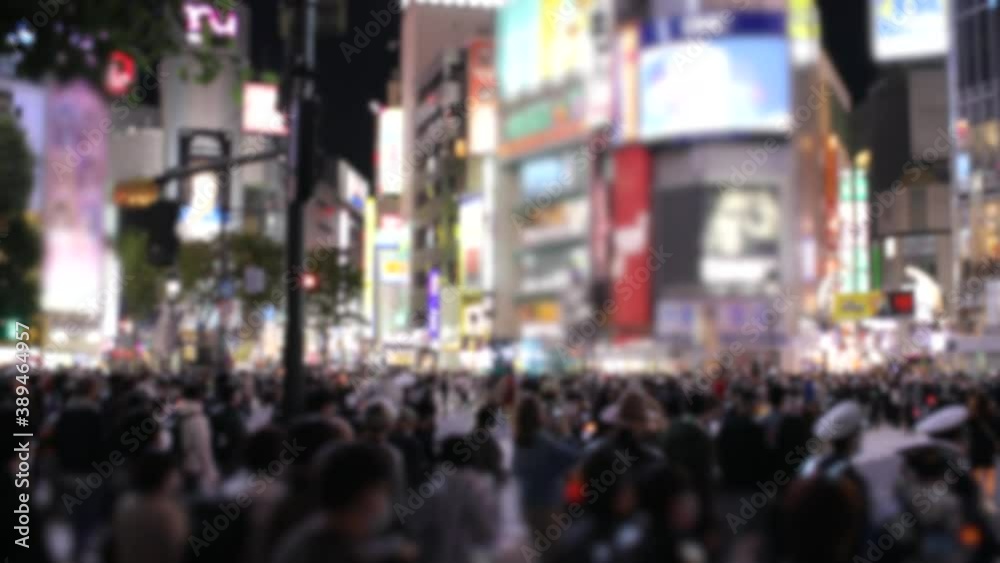 ２０２０年-渋谷ハロウィン横断歩道東側2。コロナ禍の影響。
