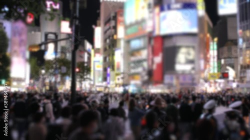 ２０２０年-渋谷ハロウィン横断歩道東側2。コロナ禍の影響。