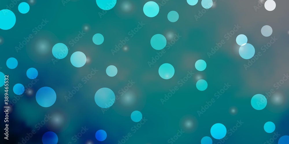 Light BLUE vector background with circles, stars. Light BLUE vector background with circles, stars.