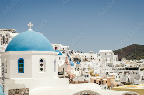 Landscape view in Santorini, Oia