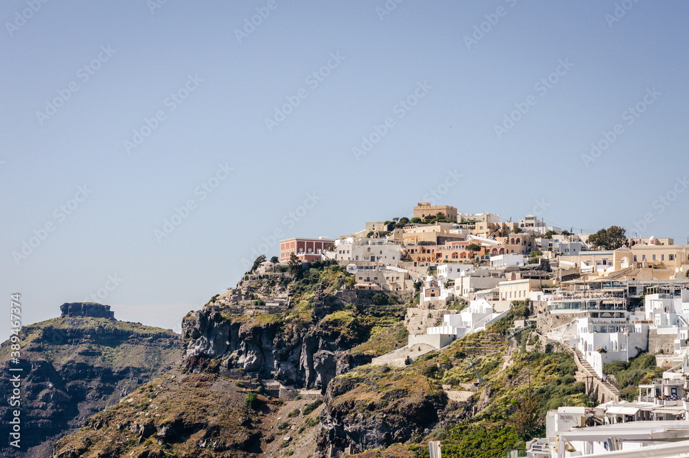 Landscape view in Santorini, Oia