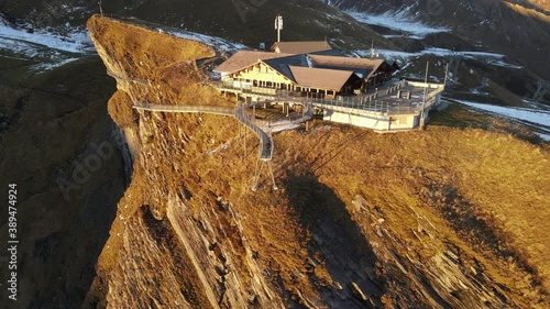 First cliff walk, Grindelwald, Switzerland. 