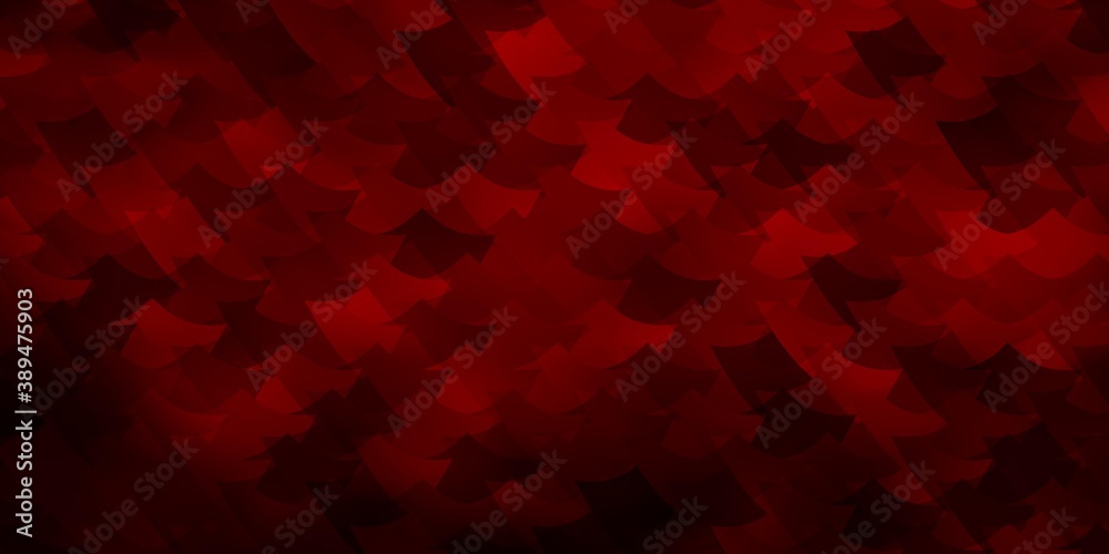 Dark Orange vector pattern in square style.