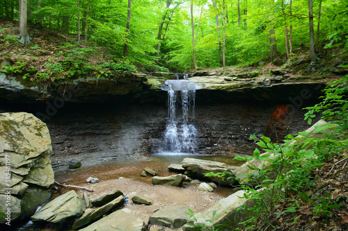 Blue Hen Waterfall in Cuyahoga Valley National Park  Ohio