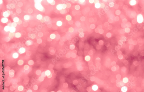 Pink bokeh background for Holidays.