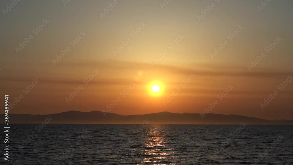 Time laps of the seascape with a beautiful sunset. Time laps of the seascape with a beautiful sunset.