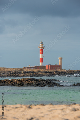 Lighthouse Faro el toston, El Cotillo, Fuerteventura, Spain