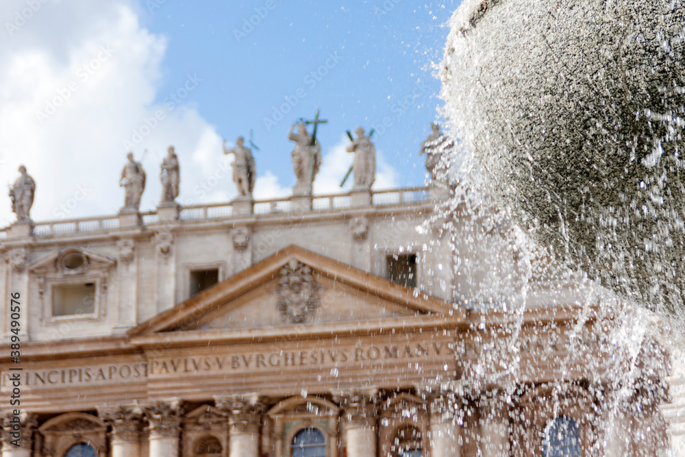 Basilica Del San Pedro En La Ciudad Del Vaticano Citta Del Vaticano O