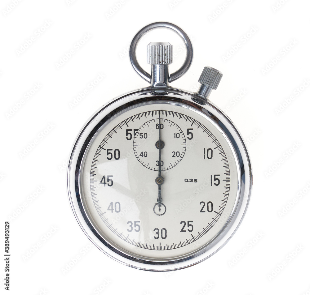 Stopwatch over isolated white background. Stopwatch over isolated white background.