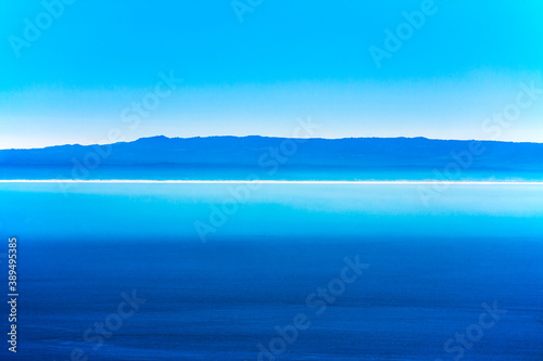 blue landscape