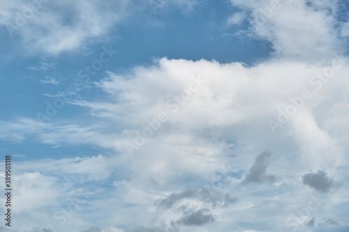 Clouds in blue sky