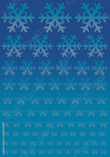 Christmas snowflakes print