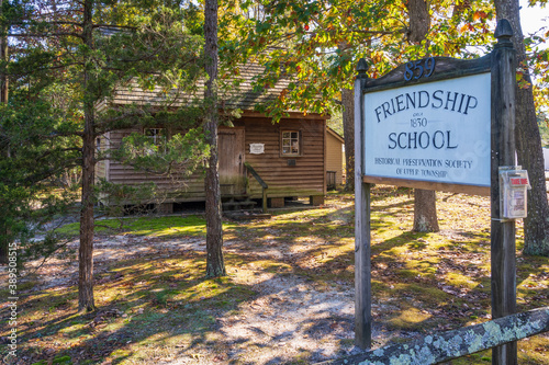 The Friendship School in Palermo, NJ opened in 1831 and is now maintained by the Historical Preservation Society of Upper Township