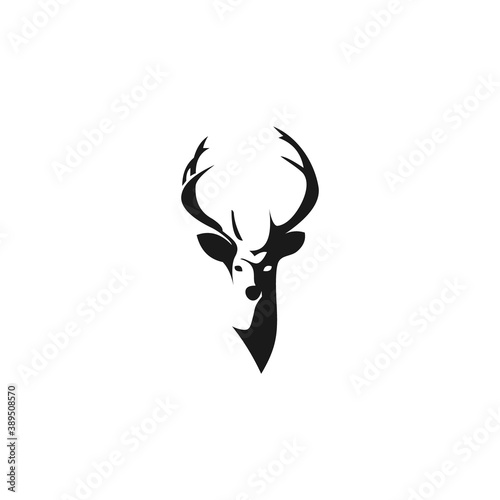 deer logo designs, template, and vector