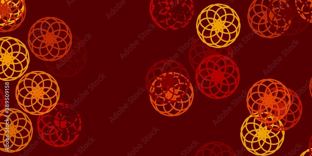 Light Brown vector backdrop with dots. Light Brown vector backdrop with dots.