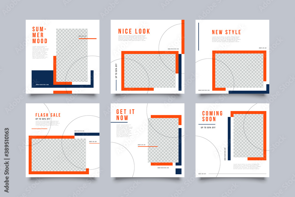 6 Editable square banner layout template. modern promotion square web banner for social media.
6 Editable square banner layout template. modern promotion square web banner for social media.