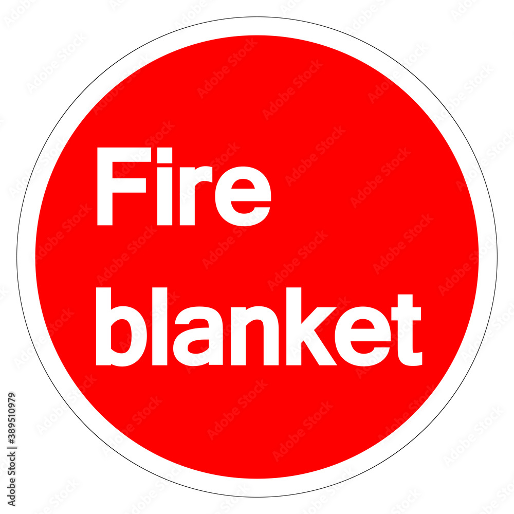 Fire Blanket Symbol Sign, Vector Illustration, Isolate On White Background Label. EPS10 Fire Blanket Symbol Sign, Vector Illustration, Isolate On White Background Label. EPS10