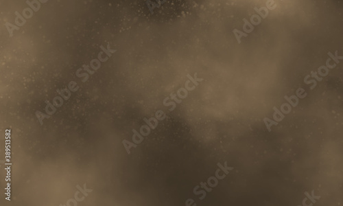 Topaz color smoke on black background