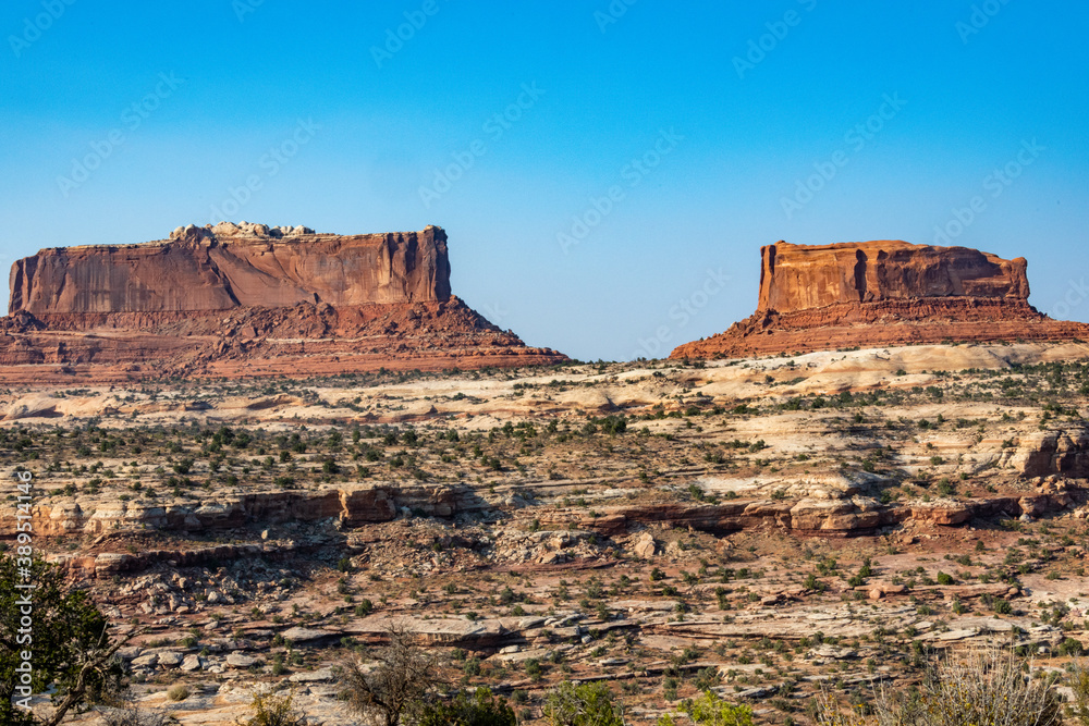 The Monitor and Merrimac Buttes in Utah