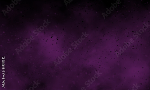 Purple color smoke on black background